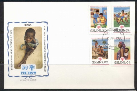 Ghana-1979-IYC-International-year-of-the-Child-FDC