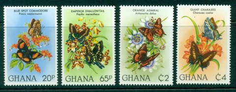 Ghana-1982-Butterflies-MUH-Lot27702