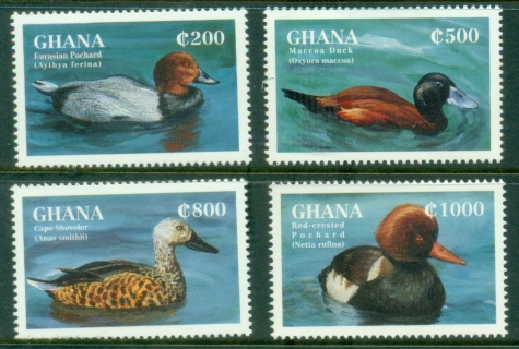 Ghana-1995-Birds-Ducks-MUH
