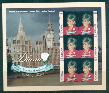 Ghana-1997-Princess-Diana-In-Memoriam-MS-MUH-lot82010