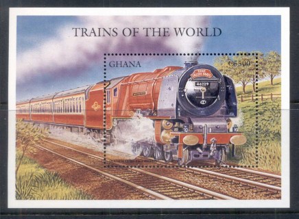 Ghana-1998-Trains-Duchess-Class-MS-MUH