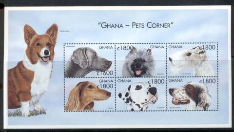 Ghana-2000-Pets-Corner-Dogs-sheetlet-MUH