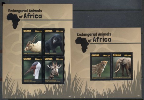 Ghana-2014-Endangered-Animals-of-Africa-2xMS-MUH