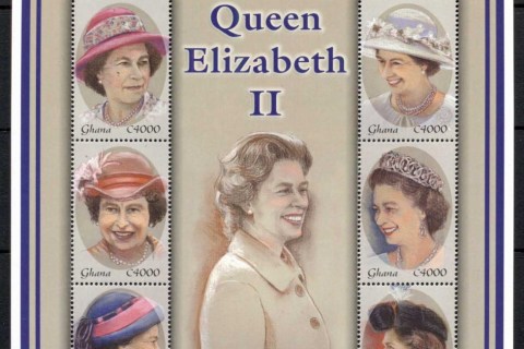 Ghana-2001 QEII 75th Birthday sheetlet
