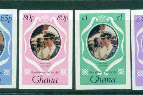 Ghana-1981 Royal Wedding Charles & Diana