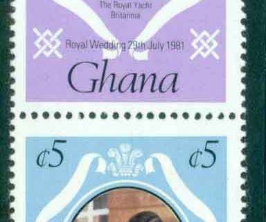 Ghana-1981 Royal Wedding Charles & Diana