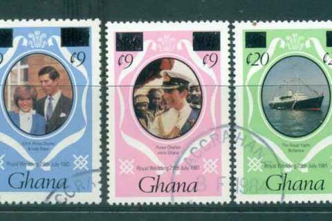 Ghana-1981 Royal Wedding Charles & Diana