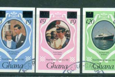Ghana-1981 Royal Wedding Charles & Diana