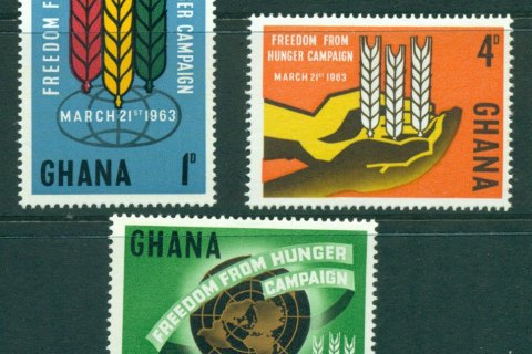 Ghana-1963-Freedom-from-Hunger-MUH-Lot27599