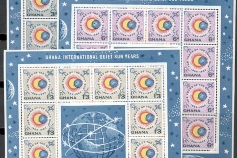 Ghana-1964-Quier-Sun-year-new-colours-3xsheetlet-MUH