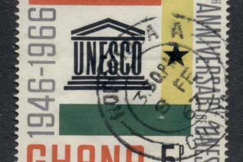 Ghana-1966-UNESCO-20th-Anniversary-5d-FU
