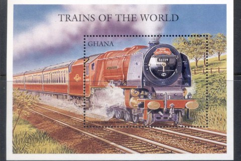 Ghana-1998-Trains-Duchess-Class-MS-MUH