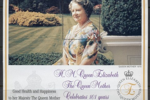 Ghana-1999-Queen-Mother-100th-Birthday-MS-MUH