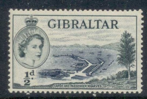 Gibraltar-1953-QEII-Pictoriuals