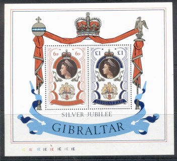 Gibraltar-1977-QEII-Silver-Jubilee-MS-MUH