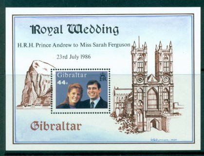 Gibraltar-1986 Andrew & Sarah Wedding MS