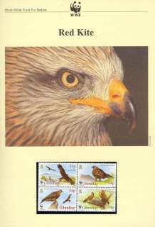 Gibraltar-1996 WWF Red Kite