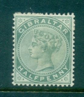 Gibraltar-1886-98-QV-Portrait-Wmk-Crown-CA-0-5d-grey-green-MH