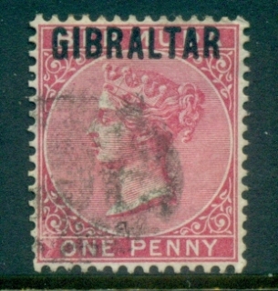 Gibraltar-1886-QV-Portrait-Wmk-Crown-CA-1d-FU