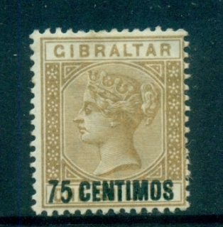 Gibraltar-1889-QV-Portrait-Opt-75-Centimos-on-1-MLH