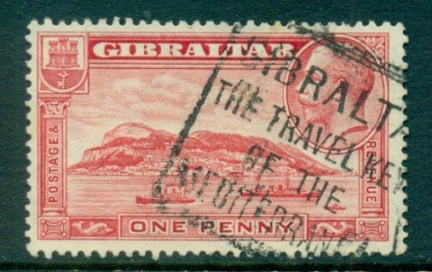 Gibraltar-1931-33-KGV-Pictorial-1d-FU