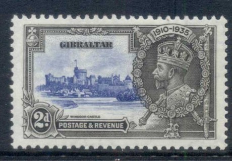 Gibraltar-1935-Silver-Jubilee-2d-MUH