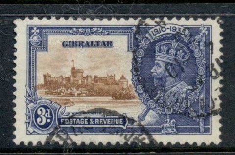 Gibraltar-1935-Silver-Jubilee-3d-FU