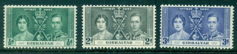 Gibraltar-1937-KGVI-Coronation-MUH