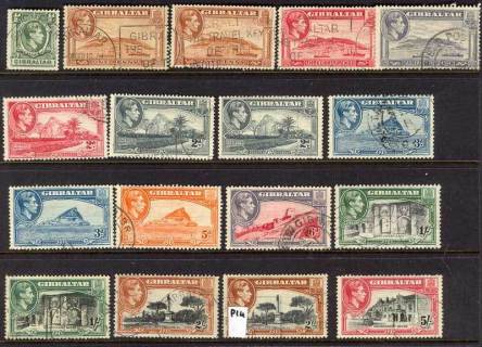 Gibraltar-1938-49-KGVI-Defins-Asst-FU-Lot11191