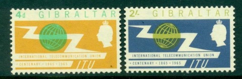 Gibraltar-1965-ITU-Centenary-MH-Lot20652