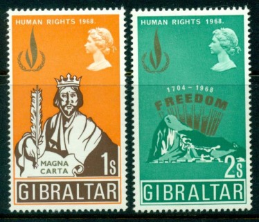 Gibraltar-1968-Human-Rights-MH-Lot20664