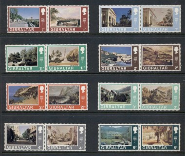 Gibraltar-1971-QEII-Pictorial-Views-to-5d-MUH