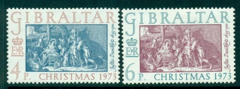 Gibraltar-1973-Xmas-MH-Lot20684