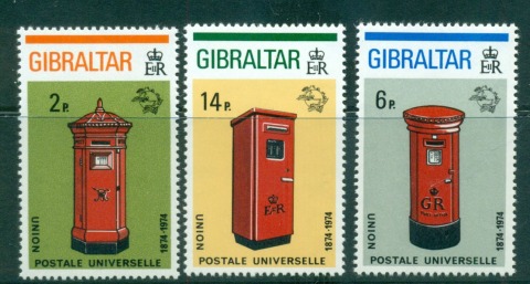 Gibraltar-1974-UPU-Centenary-MUH-lot56397