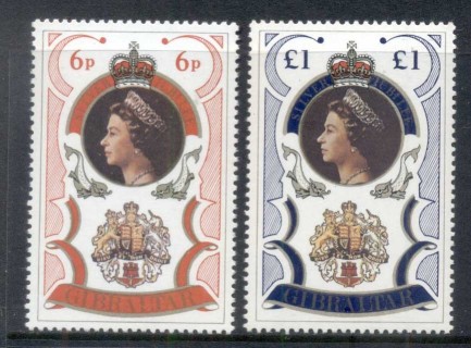 Gibraltar-1977-QEII-Silver-Jubilee-MUH