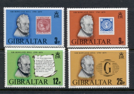 Gibraltar-1979-Sir-Rowland-Hill-Death-Centenary-MUH