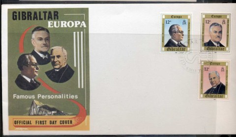 Gibraltar-1980-Europa-Celebrities-FDC