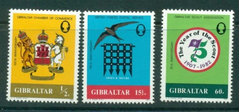 Gibraltar-1982-Anniversaries-MH-Lot20716