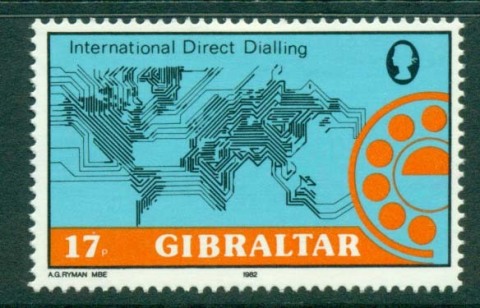 Gibraltar-1982-Telephones-MH-Lot20713