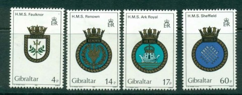 Gibraltar-1983-Naval-Crests-MH-Lot20721