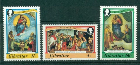 Gibraltar-1983-Xmas-MH-Lot20722