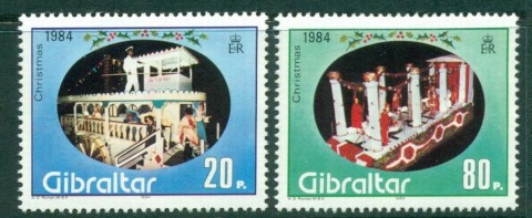 Gibraltar-1984-Xmas-MH-Lot20724