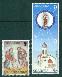 Gibraltar-1985-Xmas-MH-Lot20734