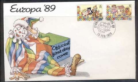 Gibraltar-1989-Europa-Childrens-Play-FDC