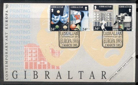 Gibraltar-1993-Europa-Modern-Art-FDC