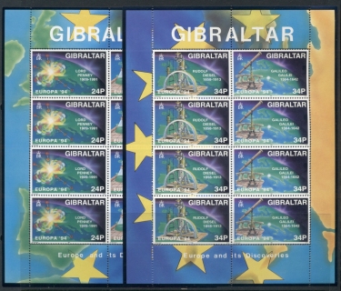 Gibraltar-1994-Europa-2xsheet-MUH