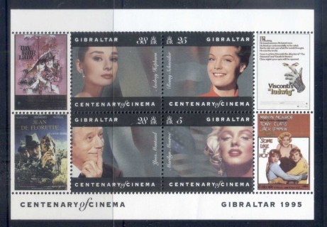 Gibraltar-1995-Centenary-of-Cinema