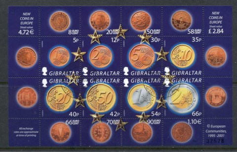 Gibraltar-2002-Euro-Coinage-Introduction-MS-CTO