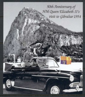 Gibraltar-2004-Visit-of-QEII-50th-Anniversary-MS-CTO