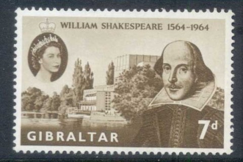 Gibraltar-1964-Shakespeare-400th-Birth-Anniversary-MLH